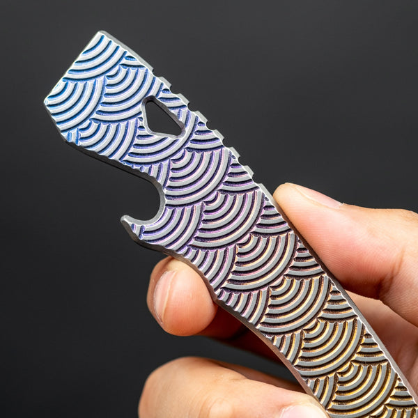 LynchNW Best Case Scenario V1.2 - Seigaiha Titanium (Exclusive) - URBAN EDC®