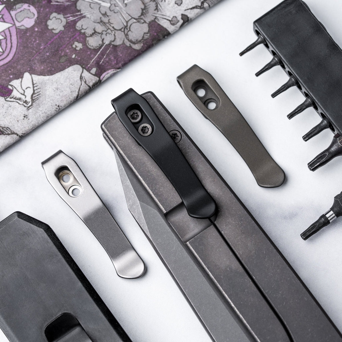 LynchNW URBAN Miso Titanium Pocket Clip - URBAN EDC®