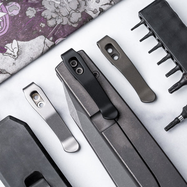 LynchNW URBAN Miso Titanium Pocket Clip - URBAN EDC®
