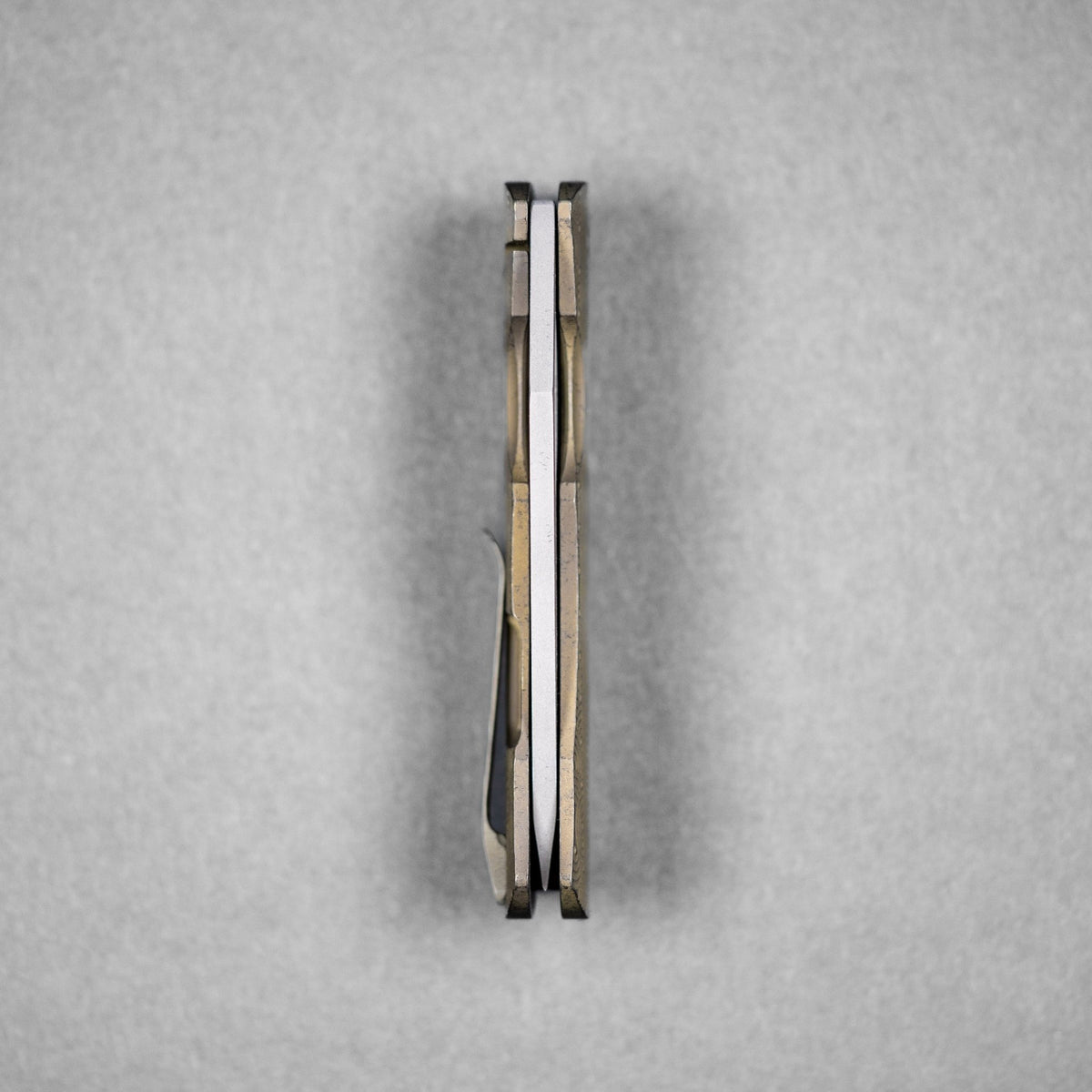 McNees x URBAN Dixon - Tiger - Striped Magnacut & Green Bronze Titanium w/ Chaos Seigaiha™ - URBAN EDC®
