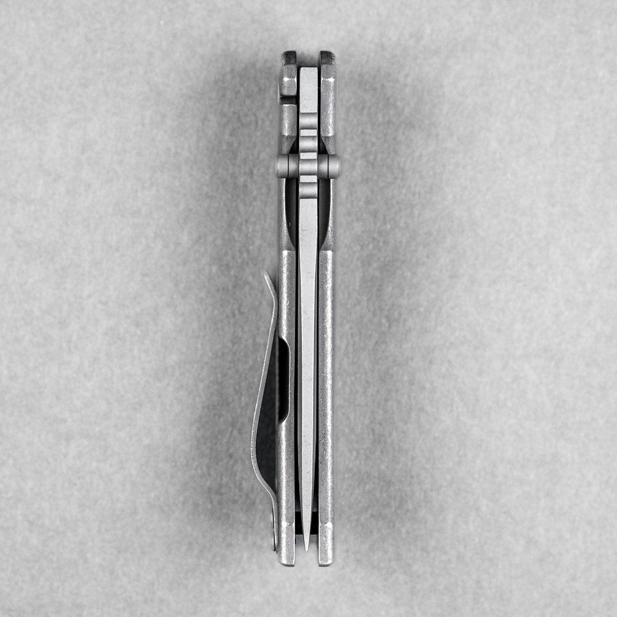 McNees x URBAN MAC 2 3.5 - Drop Point w/ Atomic Stonewashed Chaos Seigaiha Titanium - URBAN EDC®