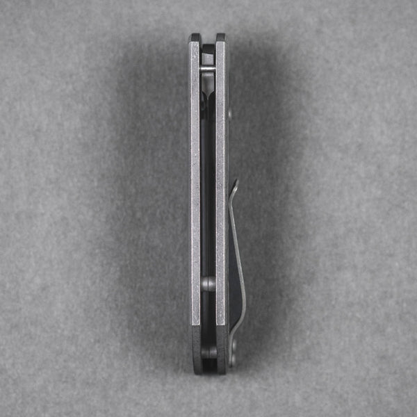 McNees x URBAN MAC 2 3.5 - Tanto w/ Atomic Stonewashed Seigaiha Titanium - URBAN EDC®