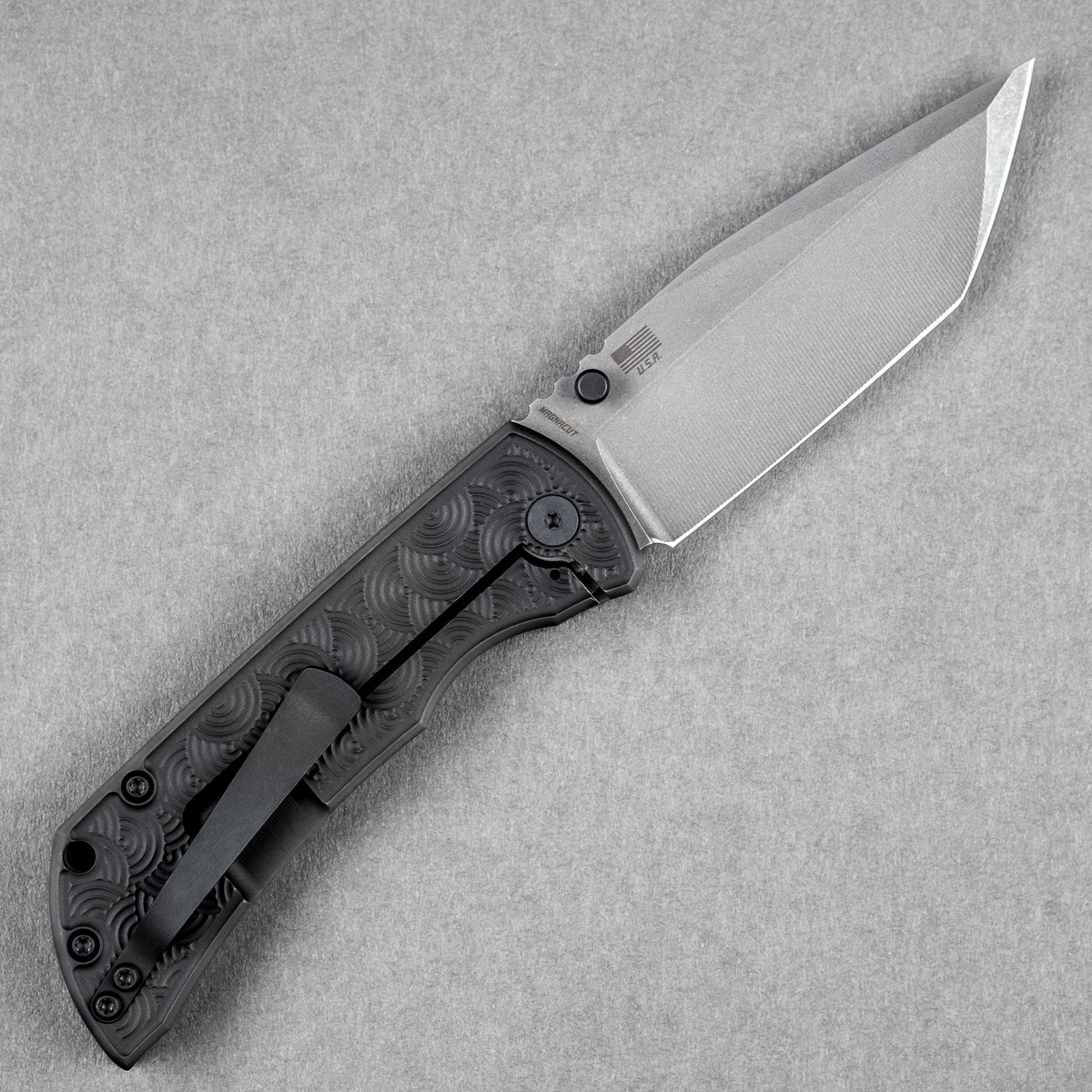 McNees x URBAN MAC 2 3.5 - Tanto w/ Black Chaos Seigaiha Titanium - URBAN EDC®
