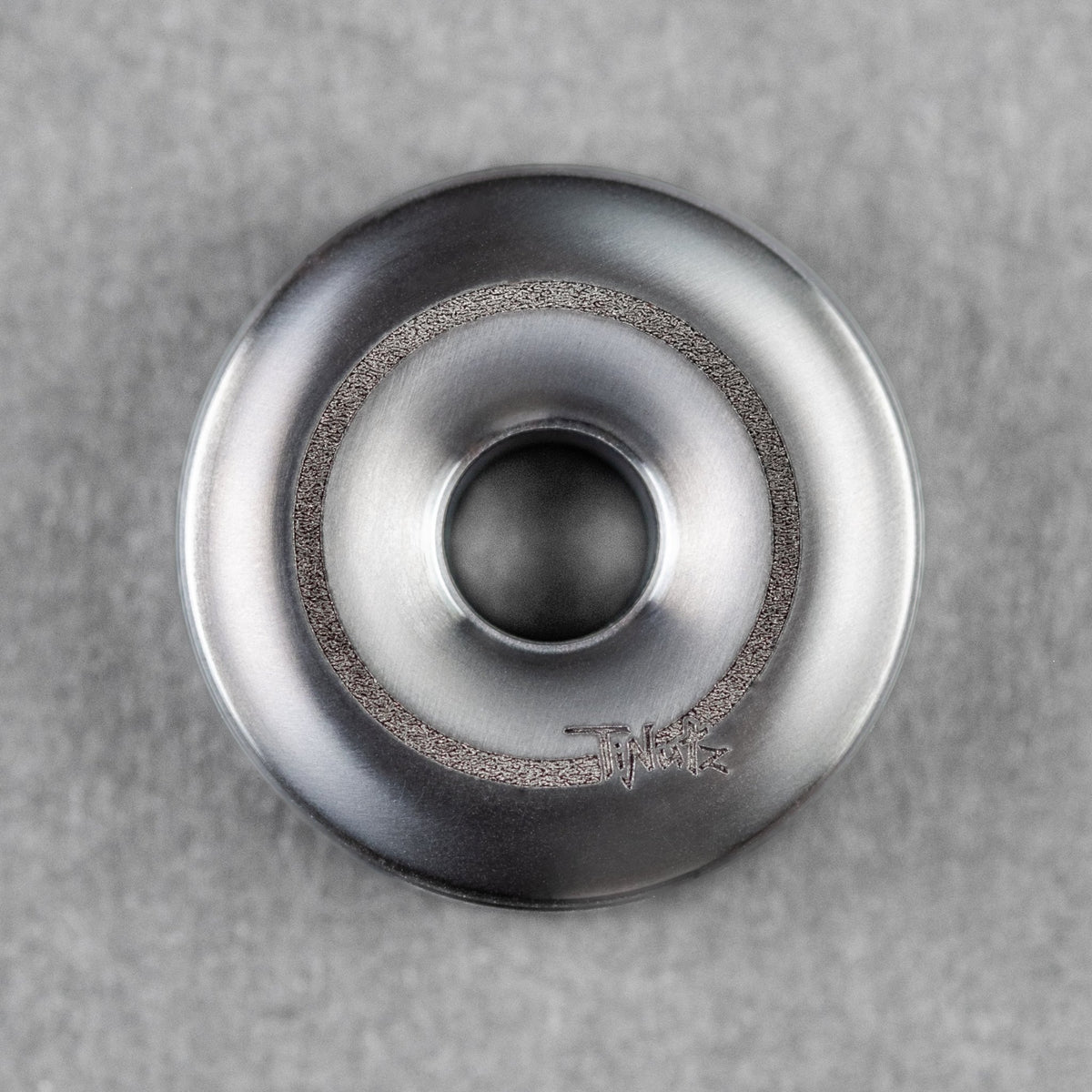 MetalMorphosis x URBAN TiNutz Seigaiha Worry Stone - Titanium - URBAN EDC®