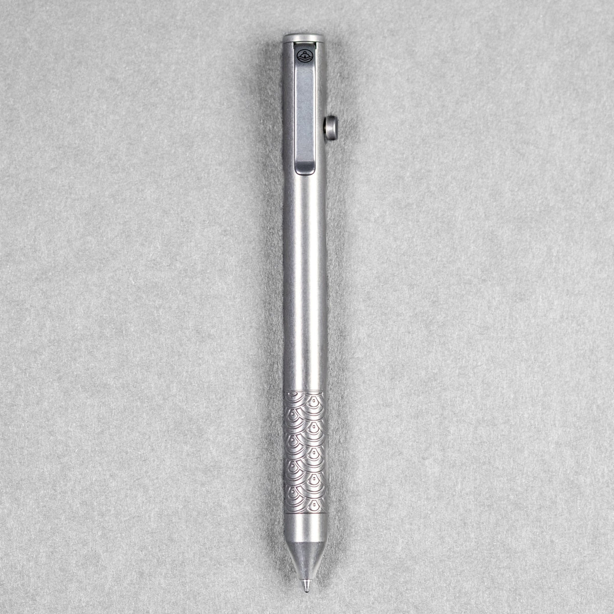 MIG x URBAN Bolt Action Pen - Seigaiha Titanium - URBAN EDC®