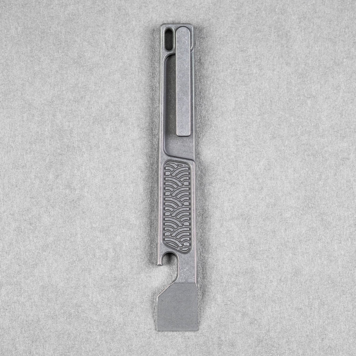 Nice Guy Machine Co x URBAN Mr. NiceBar v2 - Deep Seigaiha Titanium - URBAN EDC®