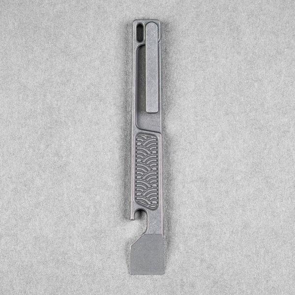 Nice Guy Machine Co x URBAN Mr. NiceBar v2 - Deep Seigaiha Titanium - URBAN EDC®