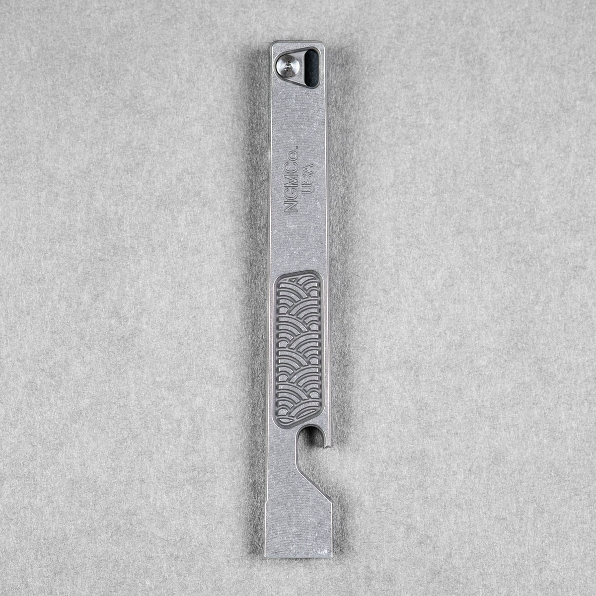 Nice Guy Machine Co x URBAN Mr. NiceBar v2 - Deep Seigaiha Titanium - URBAN EDC®