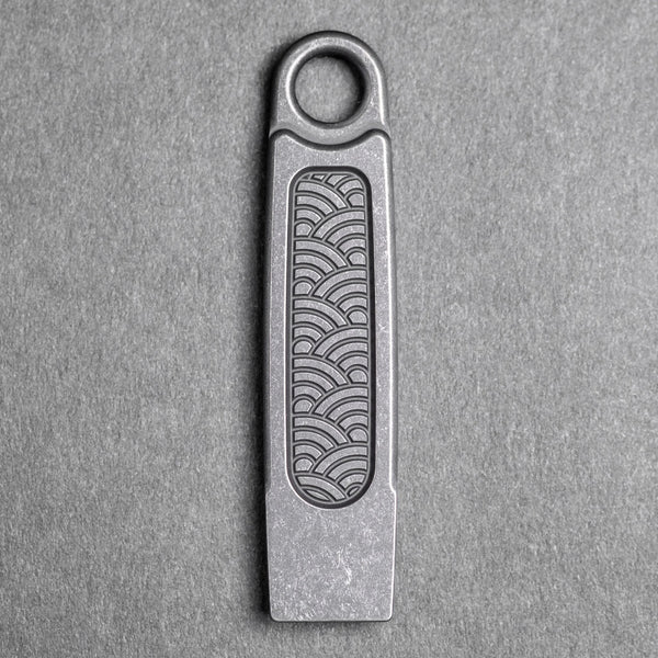 Nice Guy Machine Co x URBAN My First Prybar - Seigaiha Titanium - URBAN EDC®