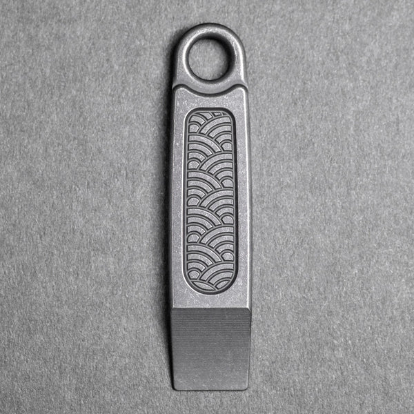 Nice Guy Machine Co x URBAN My First Prybar - Seigaiha Titanium - URBAN EDC®