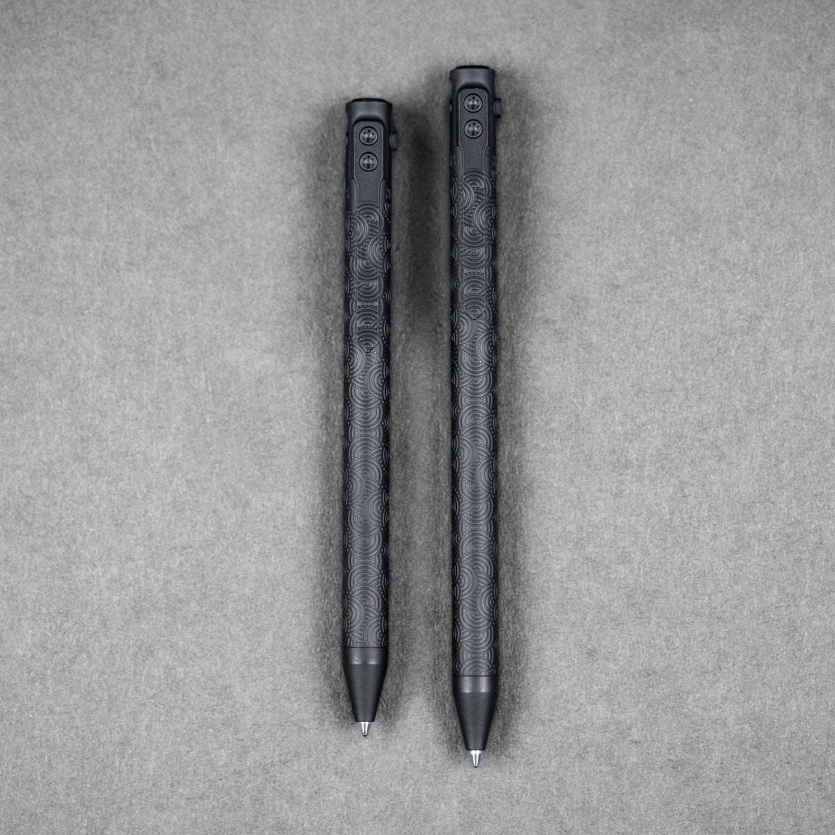 Nottingham Tactical x URBAN TB360™ Pen - Black Ti Cerakote Chaos Seigaiha™ w/ Milled Chaos Seigaiha™ Clip - URBAN EDC®