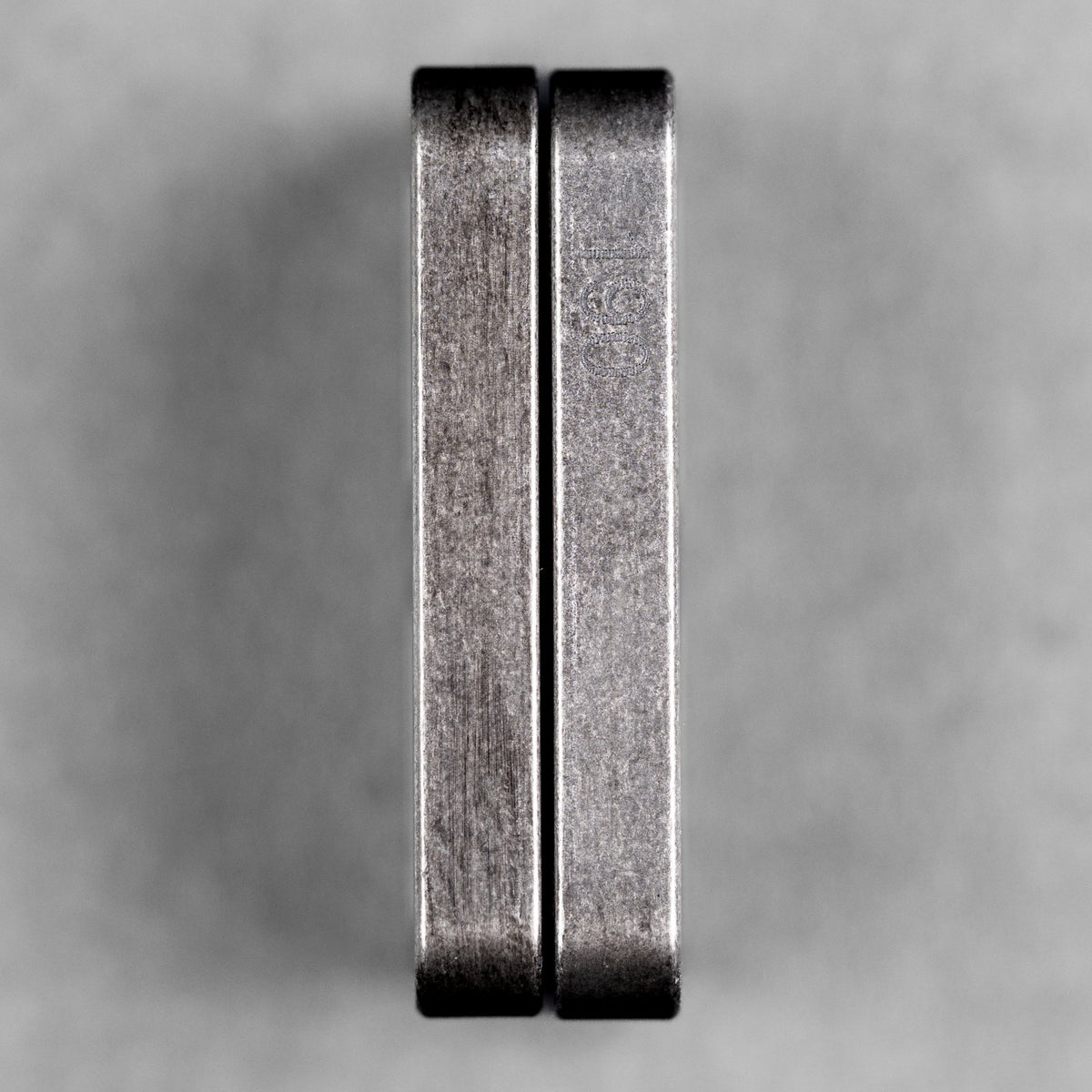 Novel Carry x URBAN Delta Tile - Blackwashed Titanium w/ Chaos Seigaiha™ - URBAN EDC®