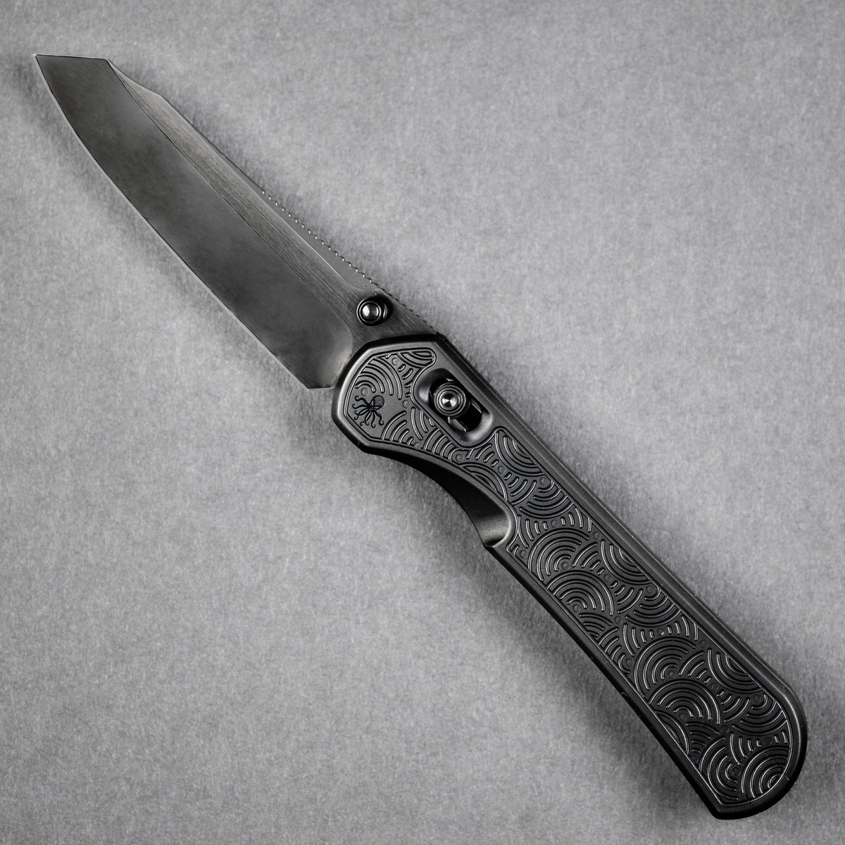 Piratech x URBAN Kraken - Mirror - Polished DLC S90V w/ DLC Titanium Chaos Seigaiha - URBAN EDC®