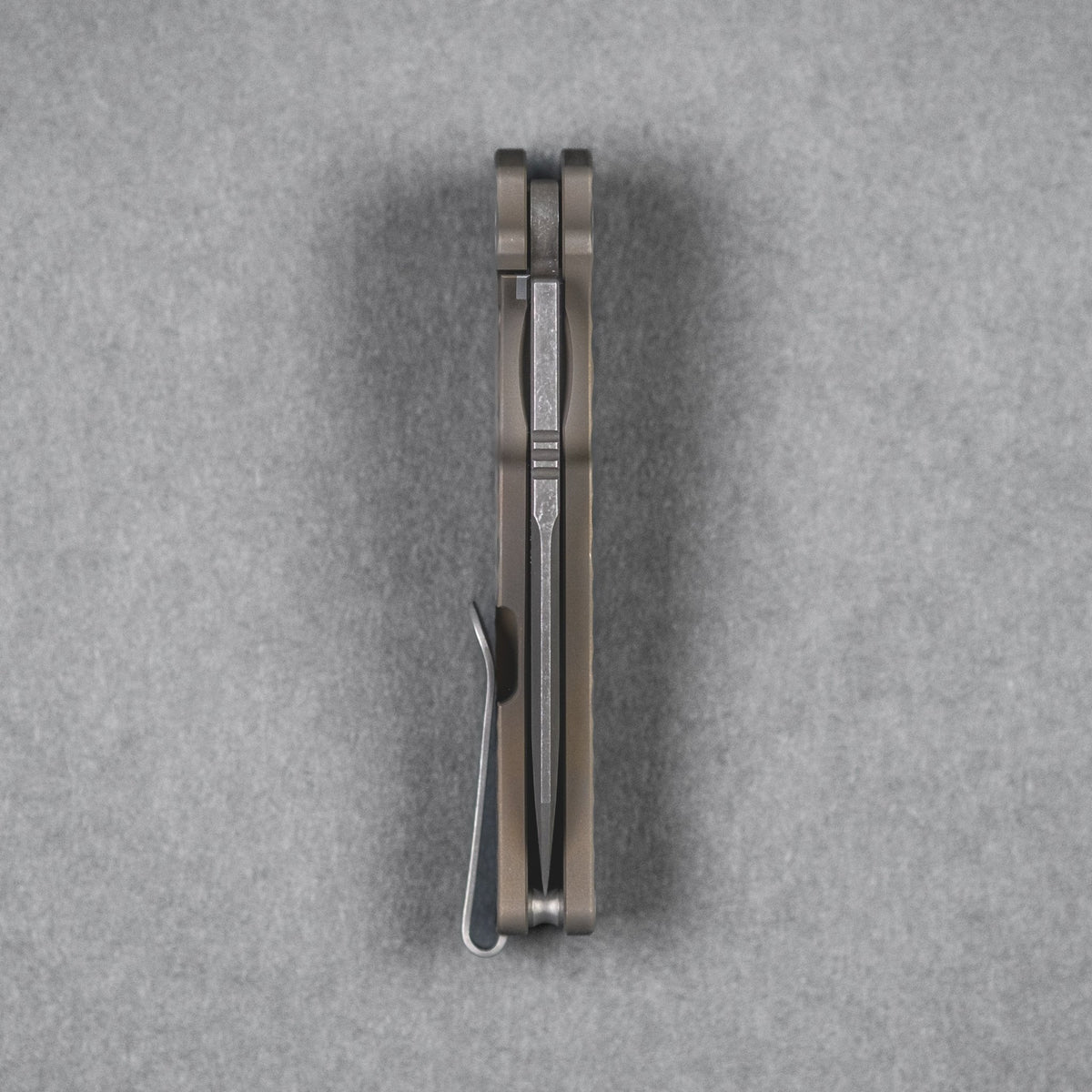 Pre - Order: URBAN Castellan - Acid Etched Magnacut & Dark Bronze Titanium w/ Rock Texture (Pre - Order Exclusive) - URBAN EDC®