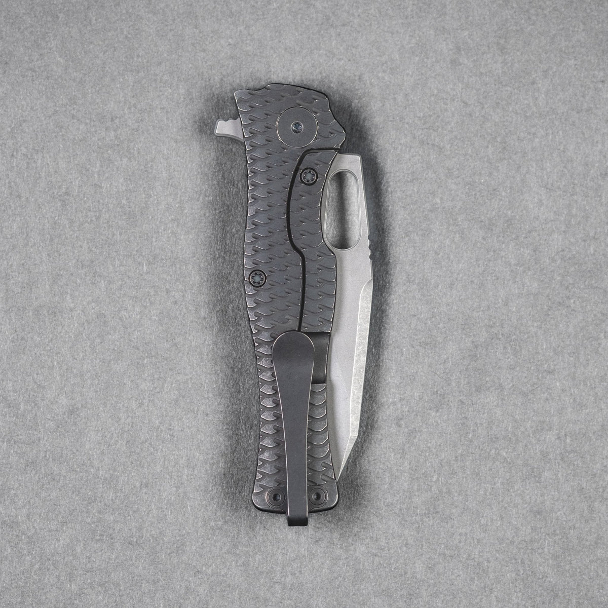 Pre - Order: URBAN Castellan - Darkwashed Magnacut & Blackwashed Titanium w/ Dragon Scale - URBAN EDC®