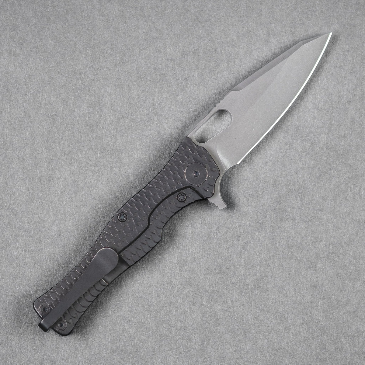 Pre - Order: URBAN Castellan - Darkwashed Magnacut & Blackwashed Titanium w/ Dragon Scale - URBAN EDC®