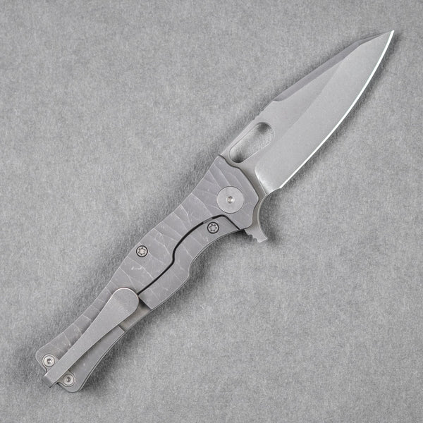 Pre - Order: URBAN Castellan - Darkwashed Magnacut & Darkwashed Titanium w/ Rock Texture - URBAN EDC®