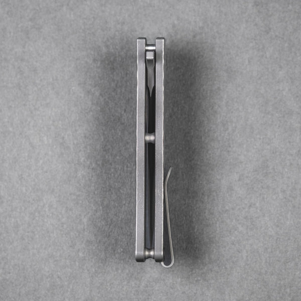 Pre - Order: URBAN Castellan - Darkwashed Magnacut & Darkwashed Titanium w/ Rock Texture - URBAN EDC®