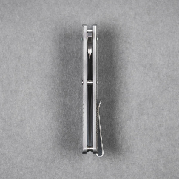 Pre - Order: URBAN Castellan - Satin Magnacut & Bead Blast Titanium w/ Dragon Scale - URBAN EDC®