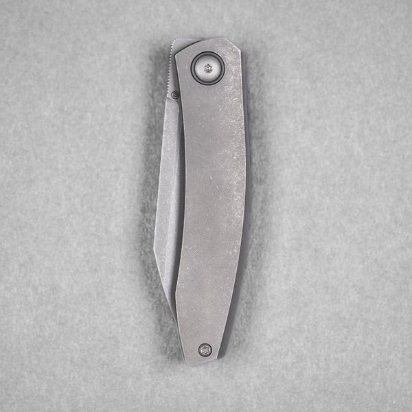 Pre - Order: URBAN Chimarra - Darkwashed Magnacut & Darkwashed Titanium w/ Zirc Pivot Collar & Clip - URBAN EDC®