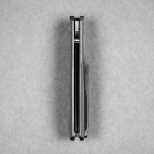 Pre - Order: URBAN Chimarra - Darkwashed Magnacut & Darkwashed Titanium w/ Zirc Pivot Collar & Clip - URBAN EDC®