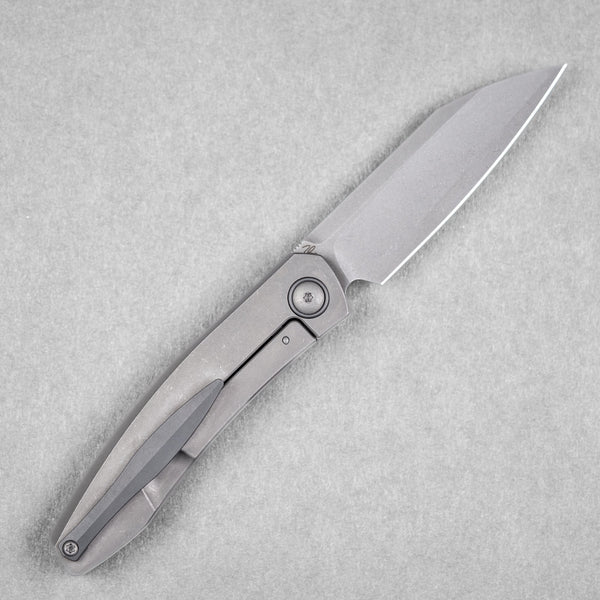 Pre - Order: URBAN Chimarra - Darkwashed Magnacut & Darkwashed Titanium w/ Zirc Pivot Collar & Clip - URBAN EDC®
