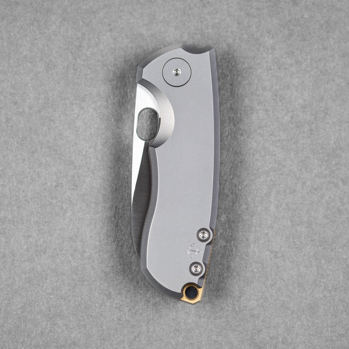 Pre - Order: URBAN Jib - Satin Vanax & Titanium Framelock w/ Bronze Backspacer - URBAN EDC®