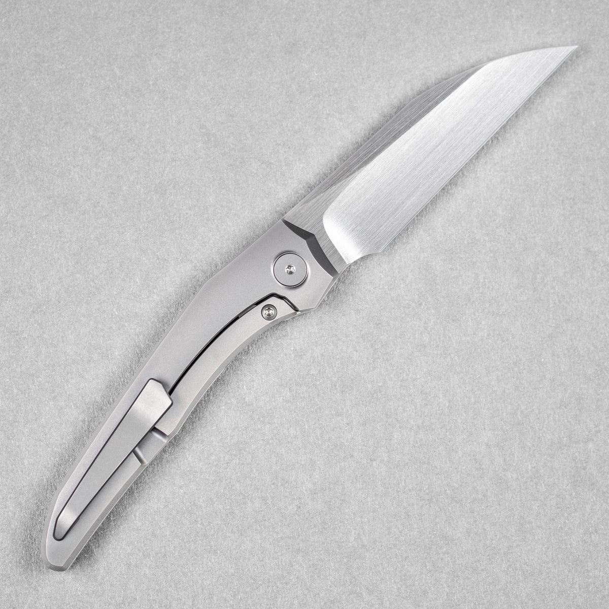Pre - Order: URBAN Nitroglide - Hand - Rubbed Magnacut w/ Blasted Titanium - URBAN EDC®