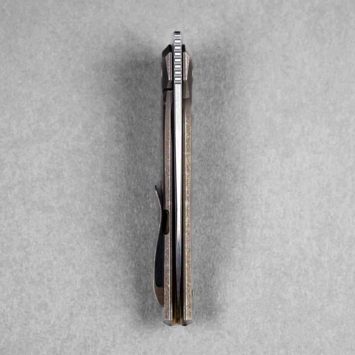 Pre - Order: URBAN Nitroglide - Hand - Rubbed Magnacut w/ Bronze Anodized Stonewash Titanium (Pre - Order Exclusive) - URBAN EDC®