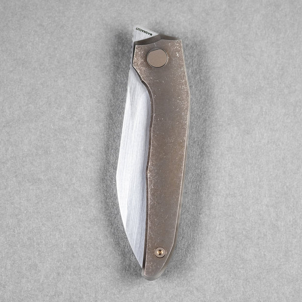 Pre - Order: URBAN Nitroglide - Hand - Rubbed Magnacut w/ Bronze Anodized Stonewash Titanium (Pre - Order Exclusive) - URBAN EDC®