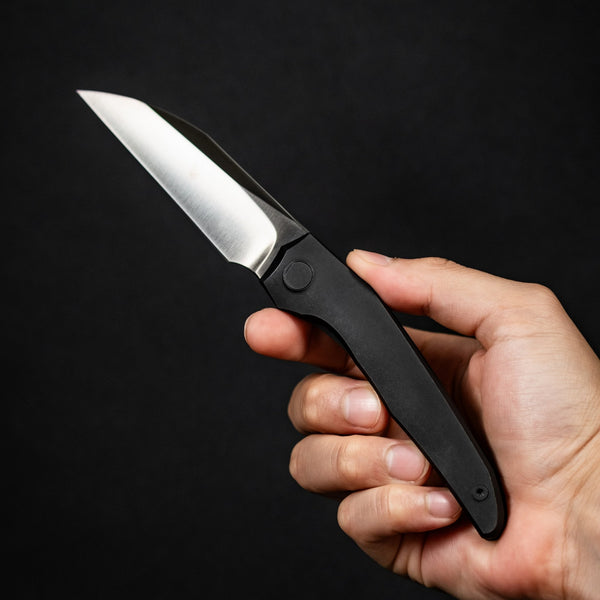 Pre - Order: URBAN Nitroglide - Polished DLC Magnacut w/ Blackwashed Titanium - URBAN EDC®