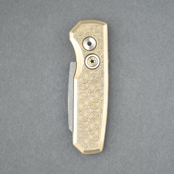 Pro - Tech Knives Seigaiha Runt 5 - Magnacut & Bronze (Limited & Custom) - URBAN EDC®