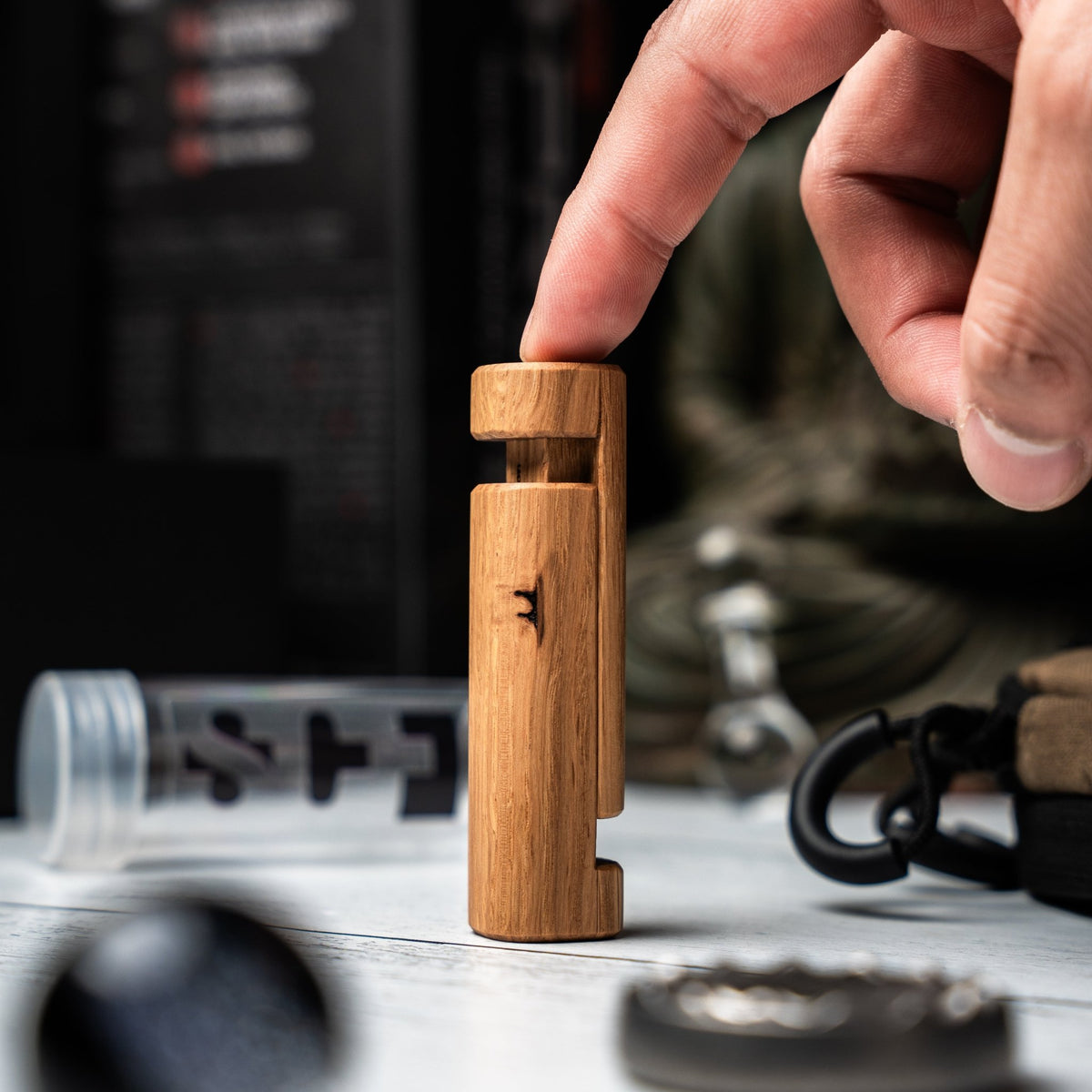 SCF Design x URBAN Click N' Slide Fidget - White Oak (Custom) - URBAN EDC®