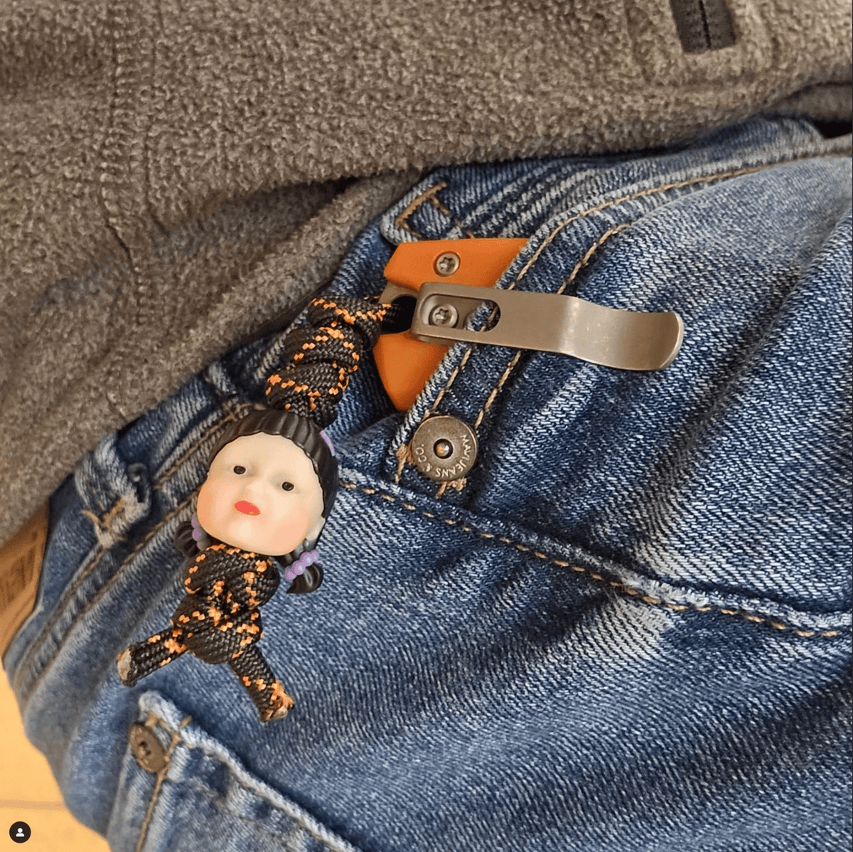 Squid Game 'Red Light Green Light' Korean Doll Young - Hee Lanyard Bead - URBAN EDC®