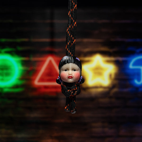 Squid Game 'Red Light Green Light' Korean Doll Young - Hee Lanyard Bead - URBAN EDC®