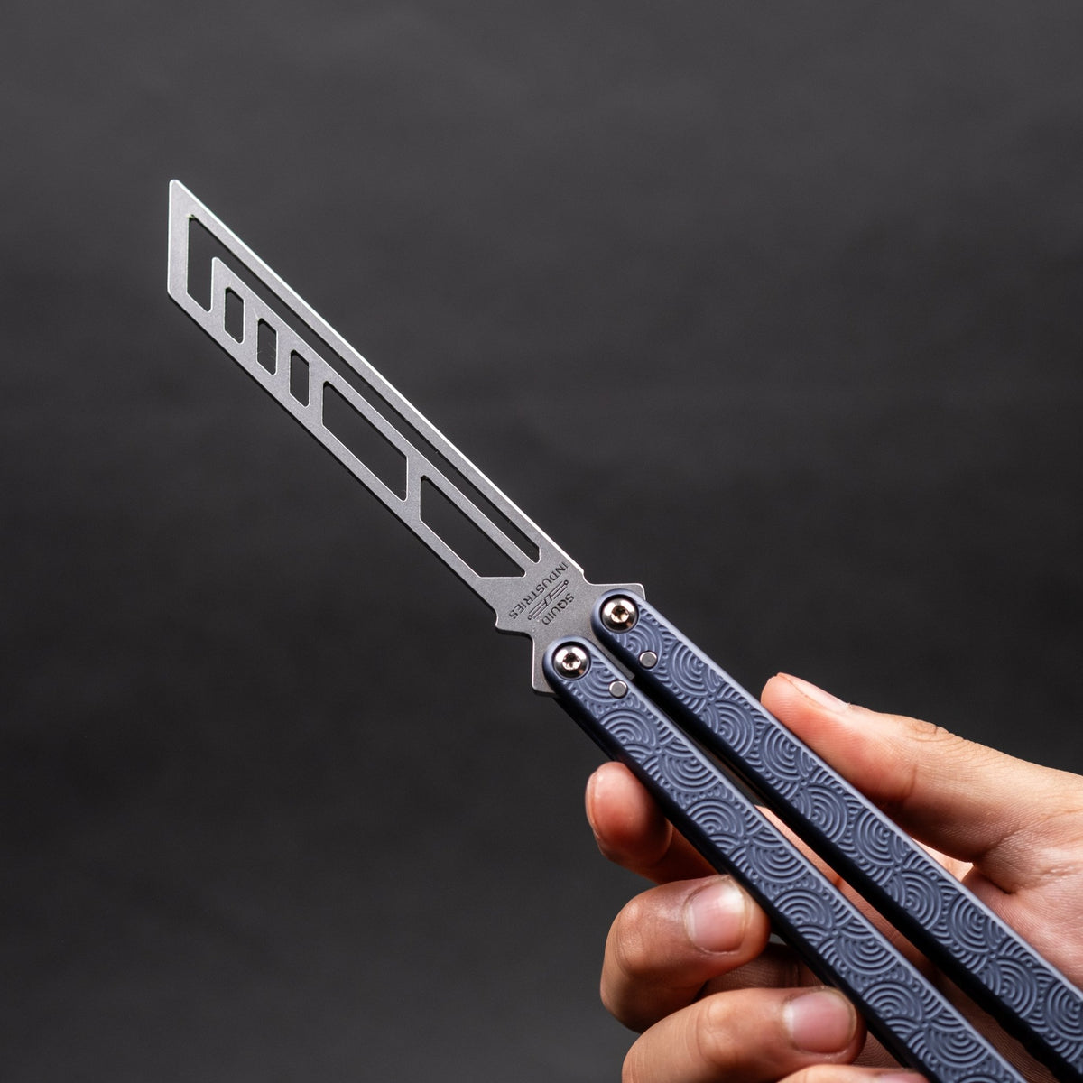 Squid Industries X URBAN Krake Raken Trainer V3 - Chaos Seigaiha Gunmetal - URBAN EDC®