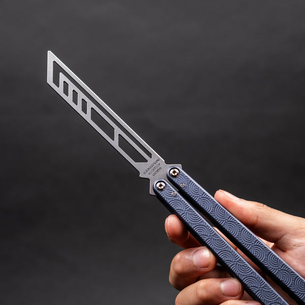 Squid Industries X URBAN Krake Raken Trainer V3 - Chaos Seigaiha Gunmetal - URBAN EDC®