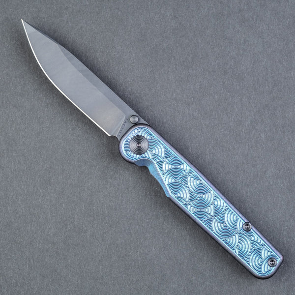 Tactile Knife Co. Rockwall Thumbstud - Blurple & DLC Seigaiha (Exclusive) - URBAN EDC®