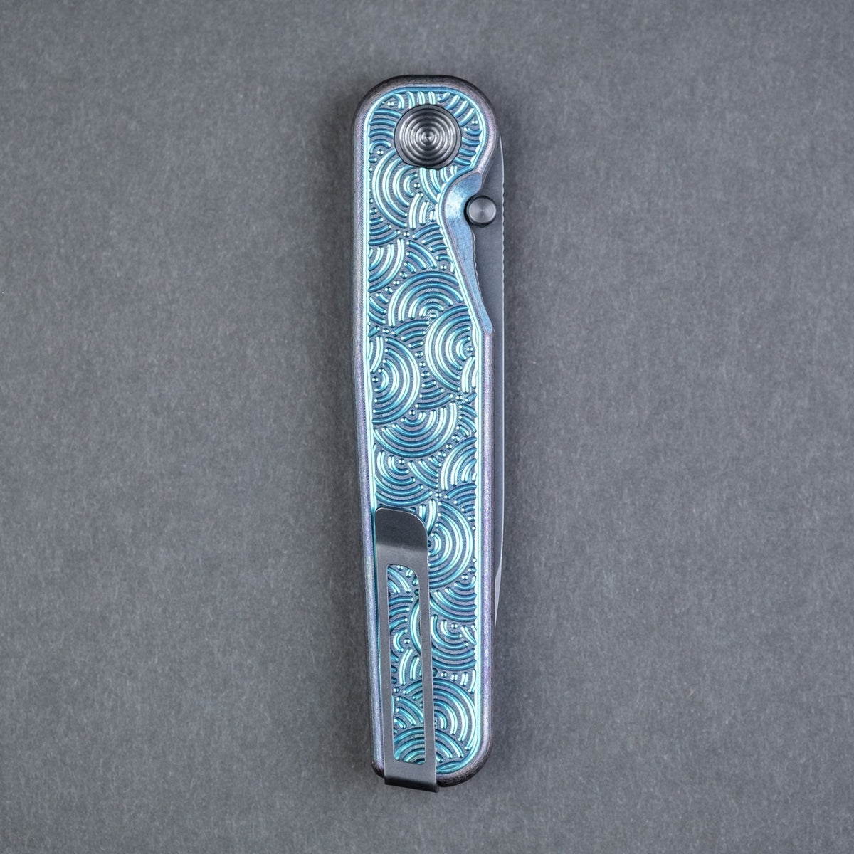 Tactile Knife Co. Rockwall Thumbstud - Blurple & DLC Seigaiha (Exclusive) - URBAN EDC®