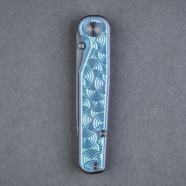 Tactile Knife Co. Rockwall Thumbstud - Blurple & DLC Seigaiha (Exclusive) - URBAN EDC®