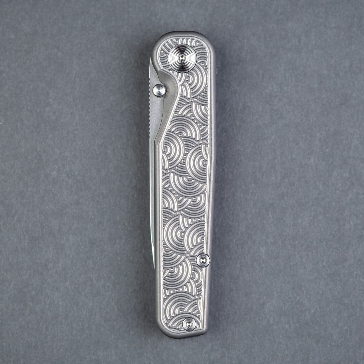 Tactile Knife Co. Rockwall Thumbstud - Darkwash Seigaiha (Exclusive) - URBAN EDC®