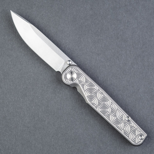 Tactile Knife Co. Rockwall Thumbstud - Darkwash Seigaiha (Exclusive) - URBAN EDC®