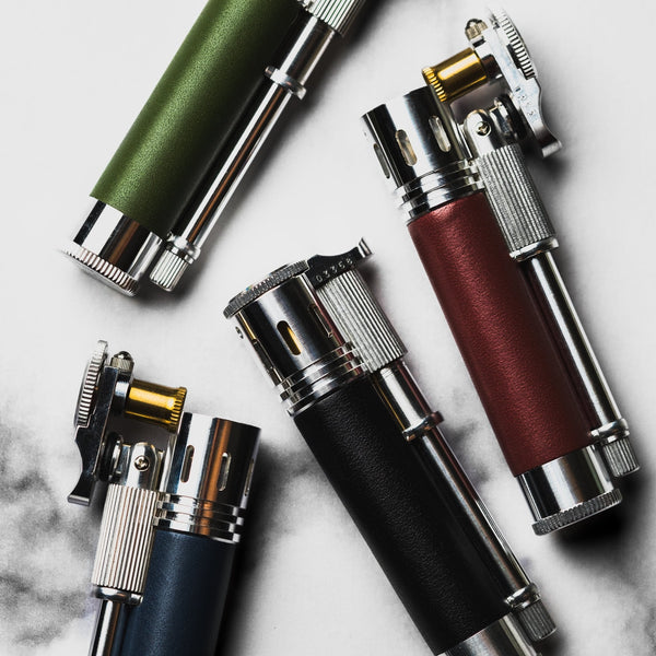 Tokyo Pipe Co. Douglass Field S+ Lighter - Duralumin & Leather - URBAN EDC®