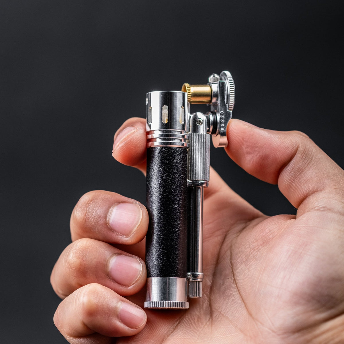 Tokyo Pipe Co. Douglass Field S+ Lighter - Duralumin & Leather - URBAN EDC®