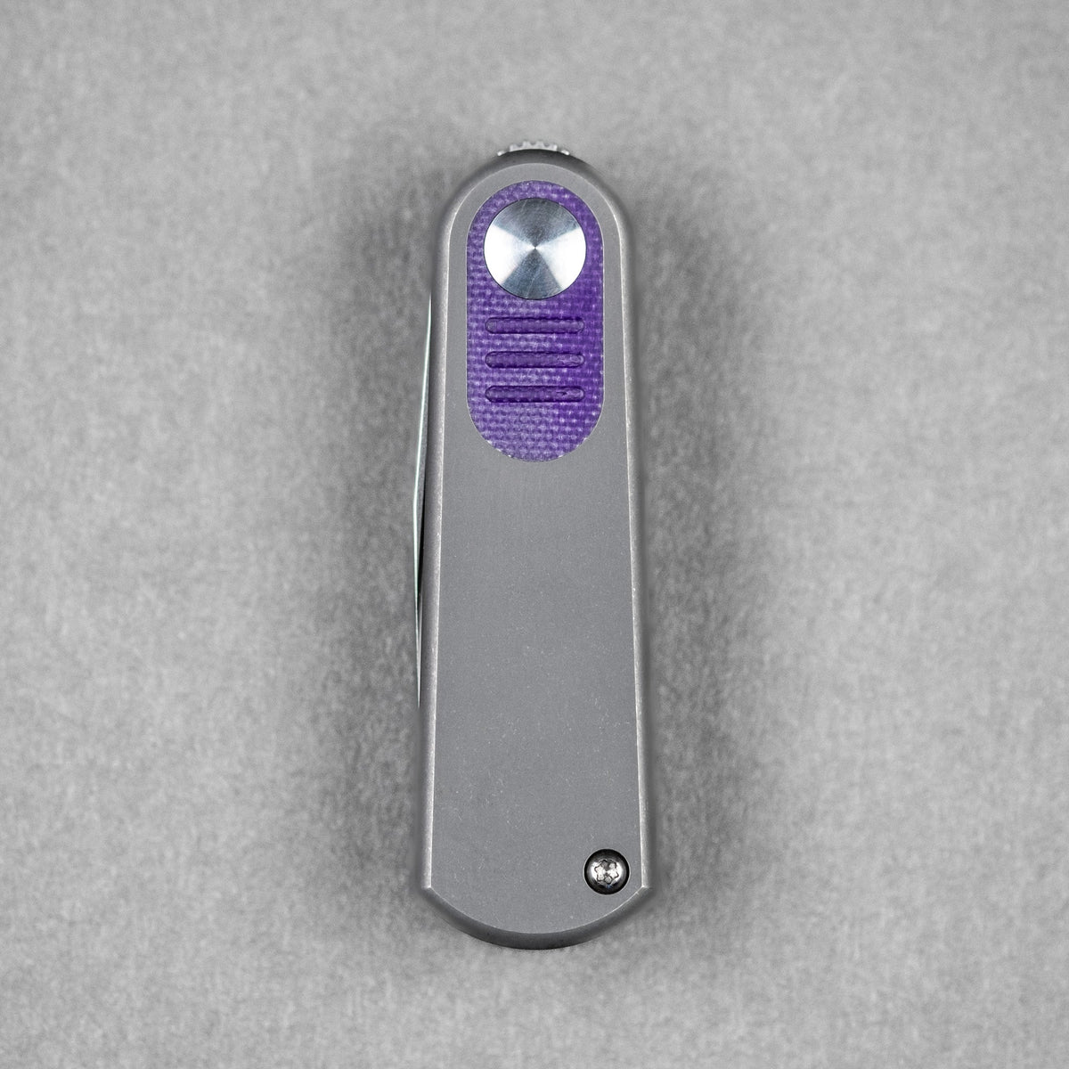 URBAN Baby Barlow - Titanium & Purple G10 - URBAN EDC®