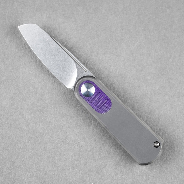 URBAN Baby Barlow - Titanium & Purple G10 - URBAN EDC®