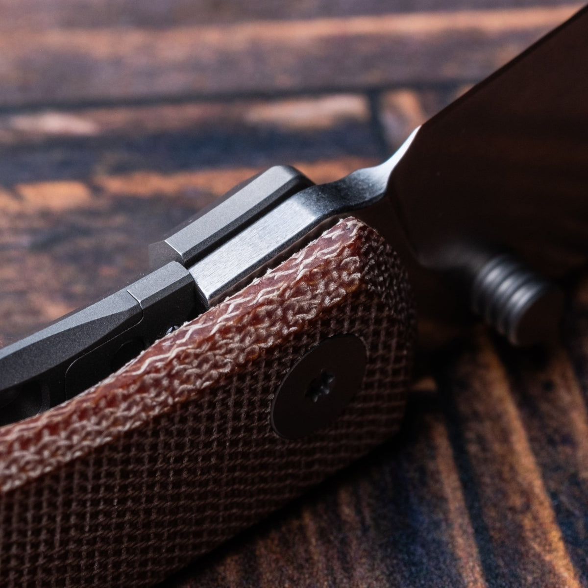 URBAN Baby Nessie - Brown Micarta - URBAN EDC®