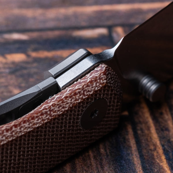 URBAN Baby Nessie - Brown Micarta - URBAN EDC®
