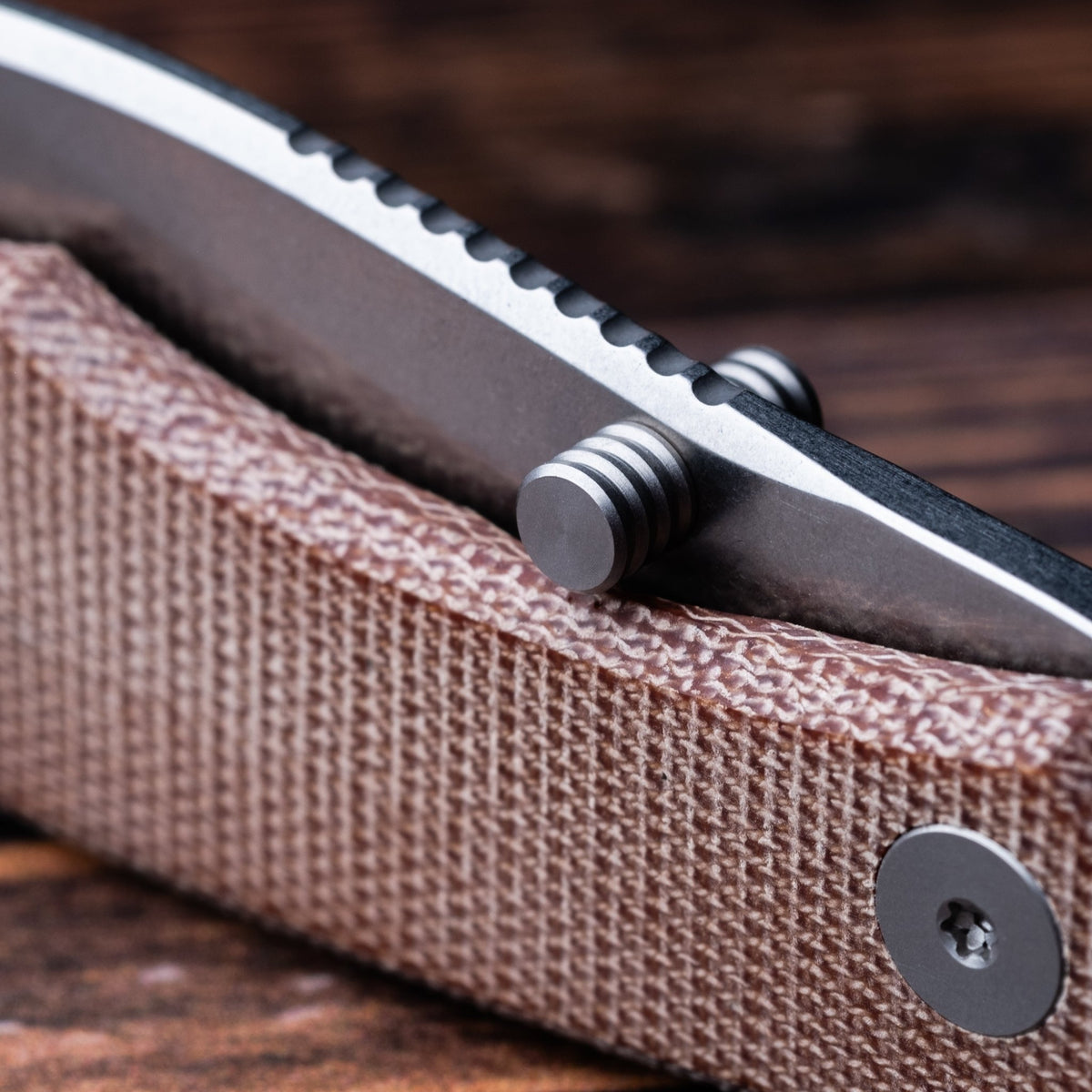 URBAN Baby Nessie - Brown Micarta - URBAN EDC®