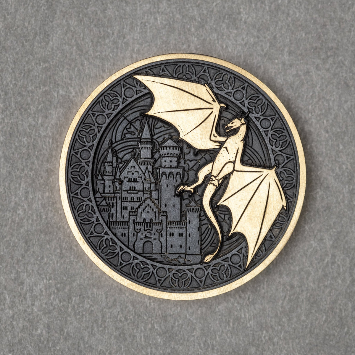 URBAN Castellan Challenge Coin - Brass - URBAN EDC®